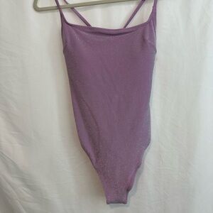 H&M lilac one piece swimsuit